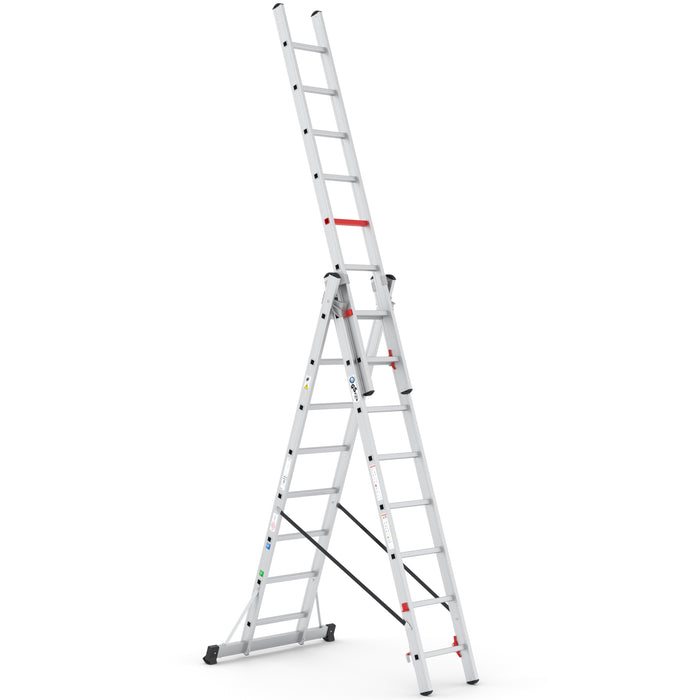 Aluminium Schiebeleiter 3x8