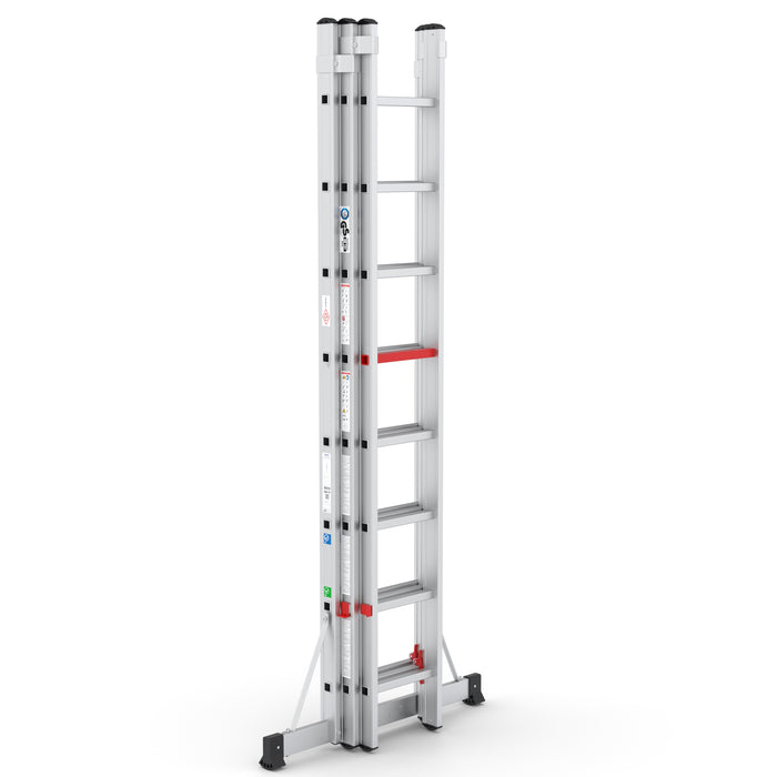 Aluminium Schiebeleiter Advance 3x8 | Top Safe