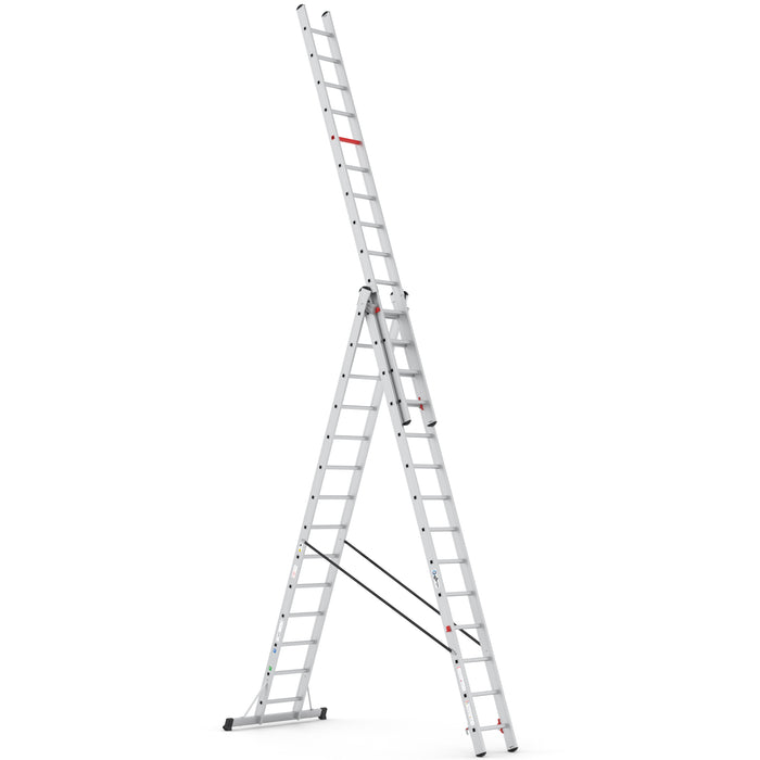 Aluminium Schiebeleiter 3x14