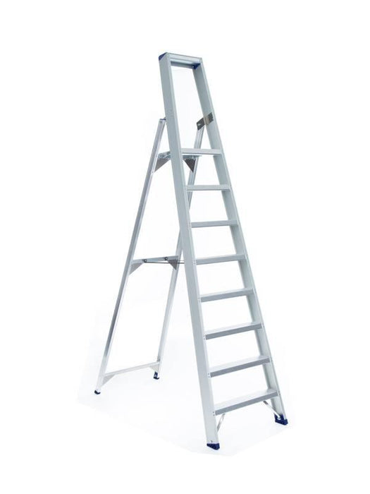 Eurostairs Prof. Stehleiter 1x8 Stufen - GerüstExpress