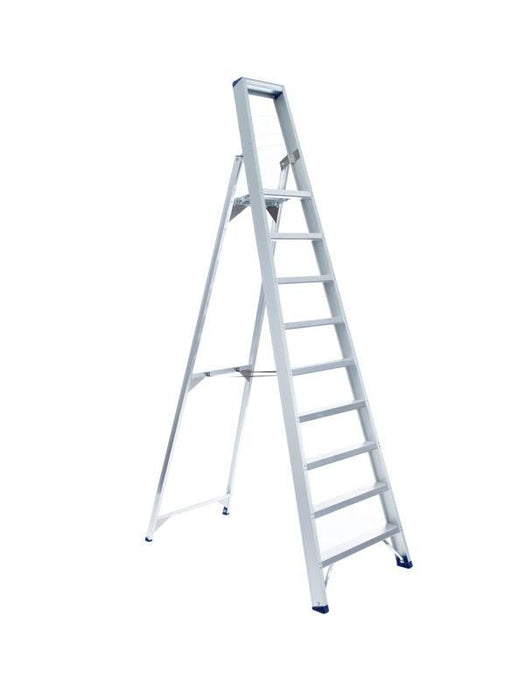 Eurostairs Prof. Stehleiter 1x9 Stufen - GerüstExpress