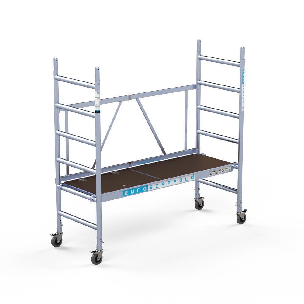 Zimmergerüst komplett 75x190 3m Arbeitshöhe Carbon Plattform mit Luke - GerüstExpress