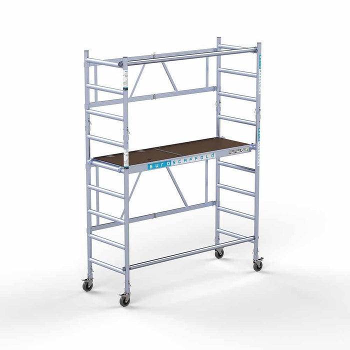 Zimmergerüst Combi 75x190 4m Arbeitshöhe - Verstellbare Räder - GerüstExpress