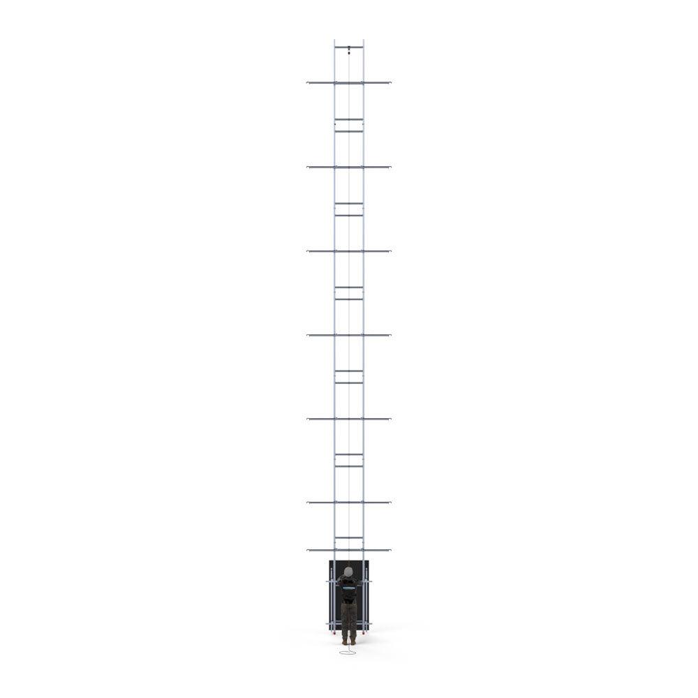 Solaraufzug 14,2 m Arbeitshöhe, 250 cm - GerüstExpress