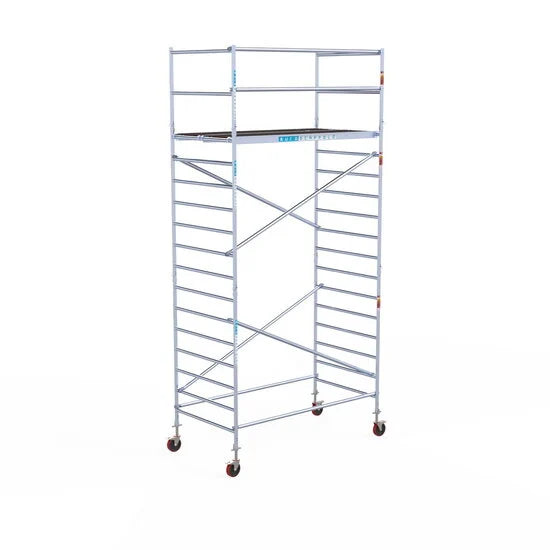Heimwerker Rollgerüst Euroscaffold Budget 135x250 6,2m Arbeitshöhe