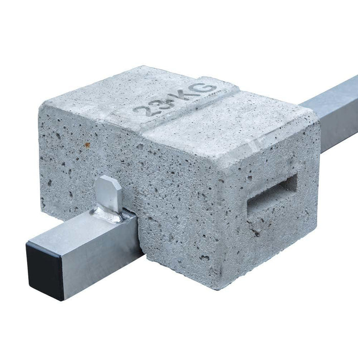 Euroscaffold Dachrandabsicherung Betonstein 23 kg Flachdach - GerüstExpress