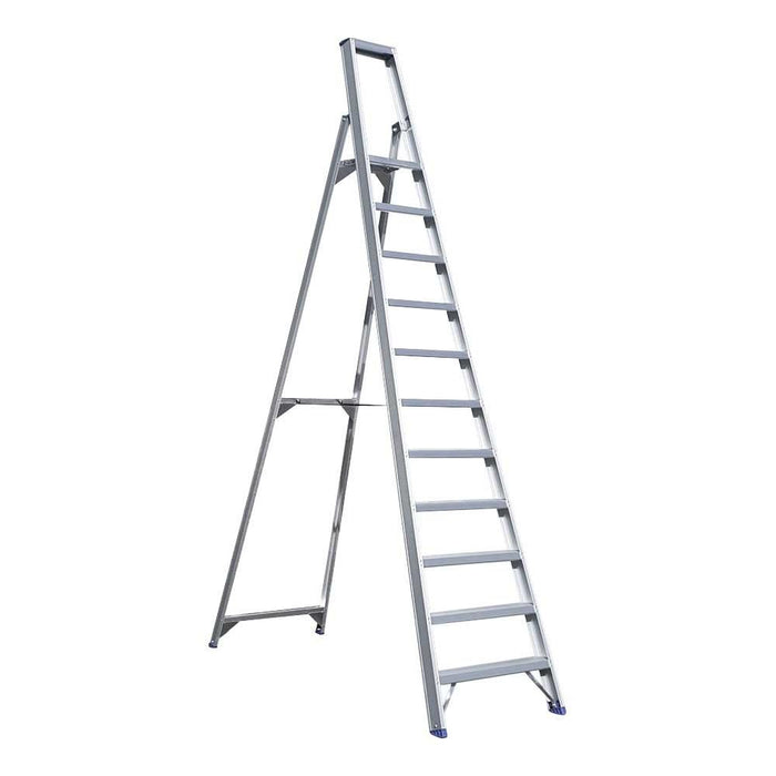 Eurostairs Prof. Stehleiter 1x11 Stufen - GerüstExpress