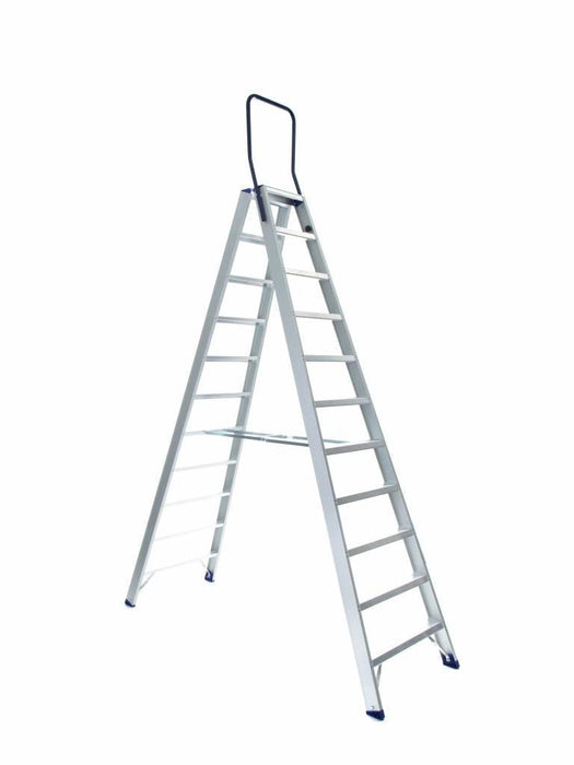 Treppe Doppeltreppen professionell 2x11 Stufen - GerüstExpress