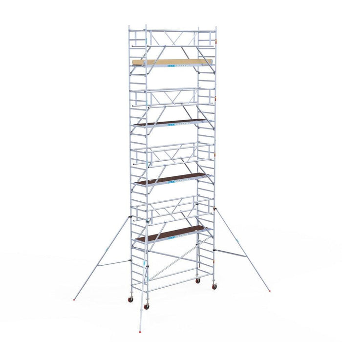 Rollgerüst Euroscaffold Basic Plus 90x305 10,2m Arbeitshöhe freistehend - GerüstExpress