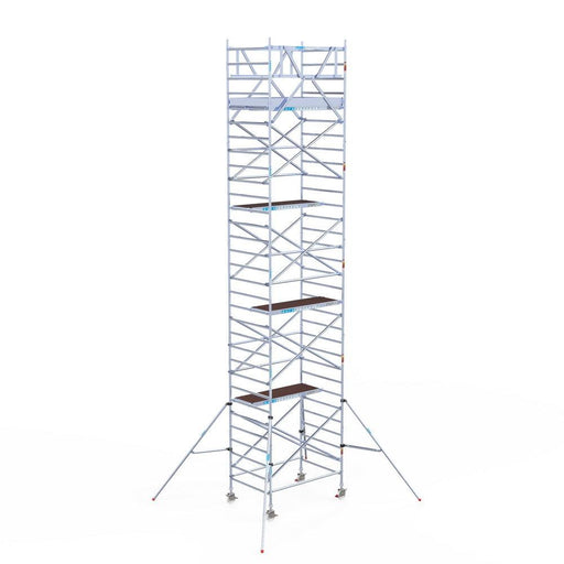 Rollgerüst Eurogerüst Original 135x190 10,2m Arbeitshöhe Carbonplattform freistehend - GerüstExpress