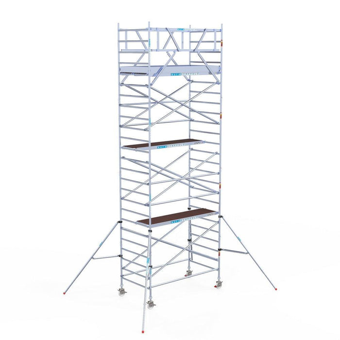 Rollgerüst Eurogerüst Original 135x250 8,2m Arbeitshöhe Carbonplattform freistehend - GerüstExpress
