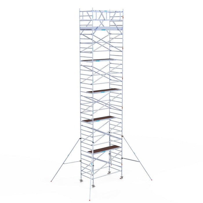 Rollgerüst Euroscaffold Original 135x250 12,2m Arbeitshöhe freistehend - GerüstExpress