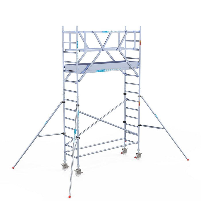Rollgerüst Eurogerüst Original 75x250 5,2m Arbeitshöhe freistehend - GerüstExpress