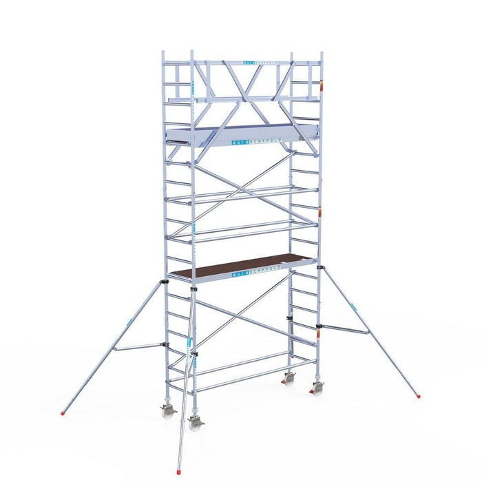 Rollgerüst Original 75x250 6,2m Arbeitshöhe Carbonplattform freistehend - GerüstExpress