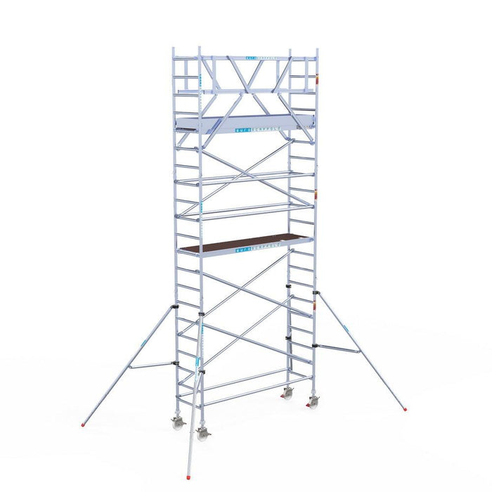 Rollgerüst Original 75x250 Euroscaffold 7,2m Arbeitshöhe freistehend - GerüstExpress
