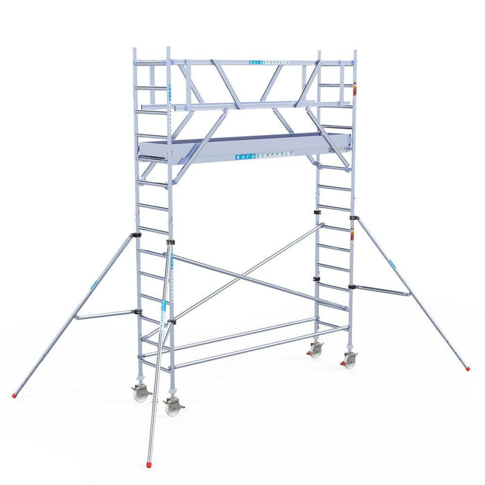 Rollgerüst Original 75x305 5,2m Arbeitshöhe Carbonplattform freistehend - GerüstExpress