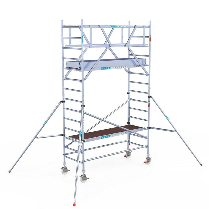 Rollgerüst Original 90x250 Euroscaffold 5,2m Arbeitshöhe freistehend - GerüstExpress