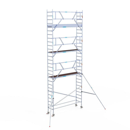 Rollgerüst Euroscaffold Professionell 75x305 9,2m Arbeitshöhe an der Fassade - GerüstExpress