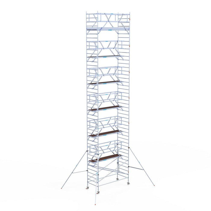 Rollgerüst Euroscaffold Professionell 135x305 14,2m Arbeitshöhe freistehend - GerüstExpress
