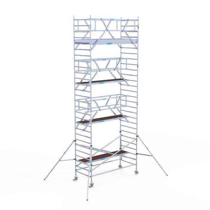 Rollgerüst Euroscaffold Professionell 135x305 9,2m Arbeitshöhe Carbonplattform freistehend - GerüstExpress