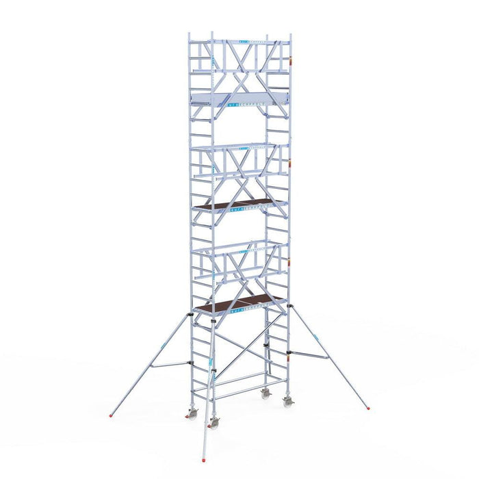 Rollgerüst Euroscaffold Professionell 75x190 8,2m Arbeitshöhe freistehend - GerüstExpress