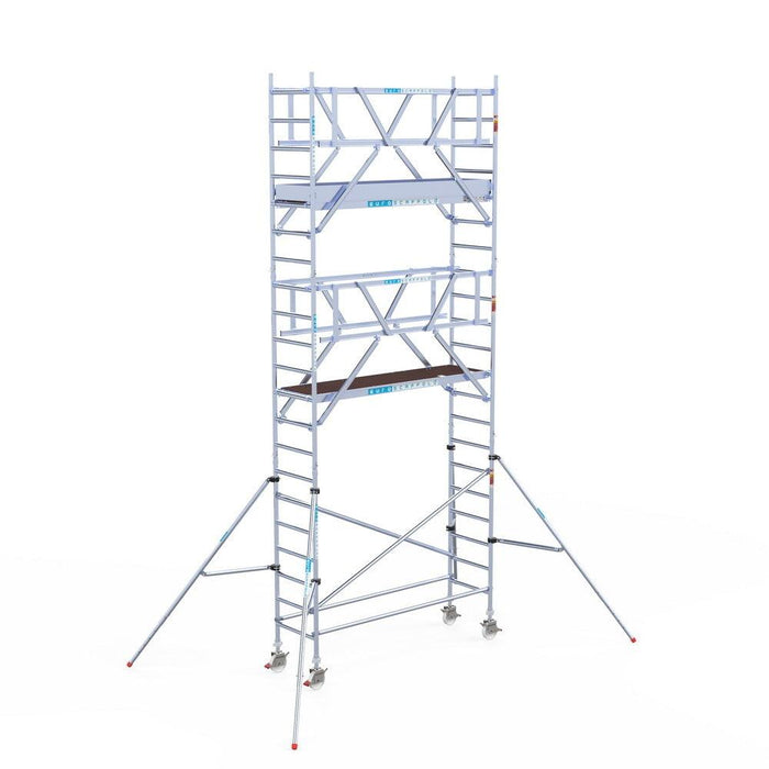 Rollgerüst Euroscaffold Professionell 75x250 7,2m Arbeitshöhe freistehend - GerüstExpress