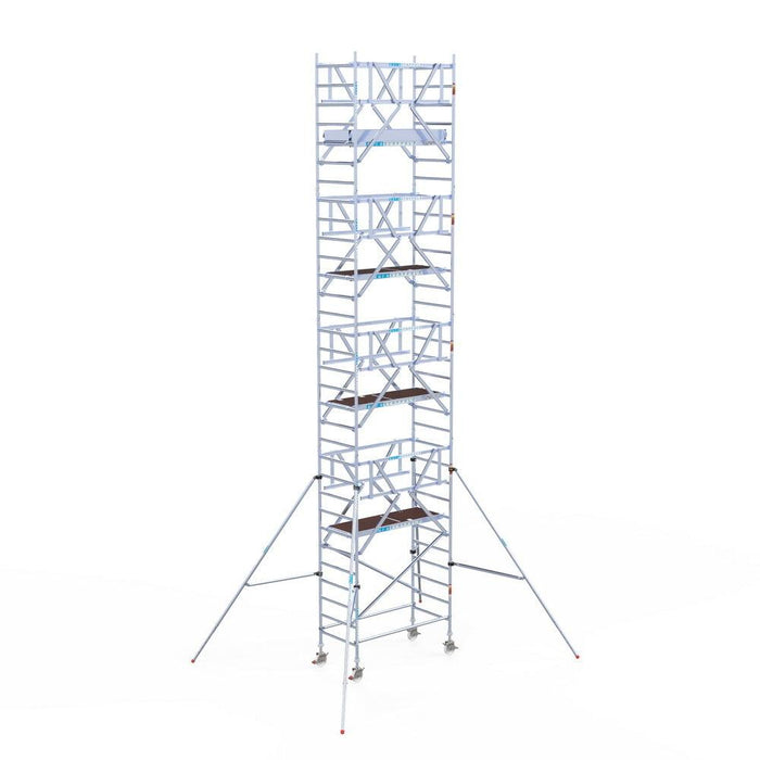 Rollgerüst Euroscaffold Professionell 90x190 10,2m Arbeitshöhe Carbonplattform freistehend - GerüstExpress