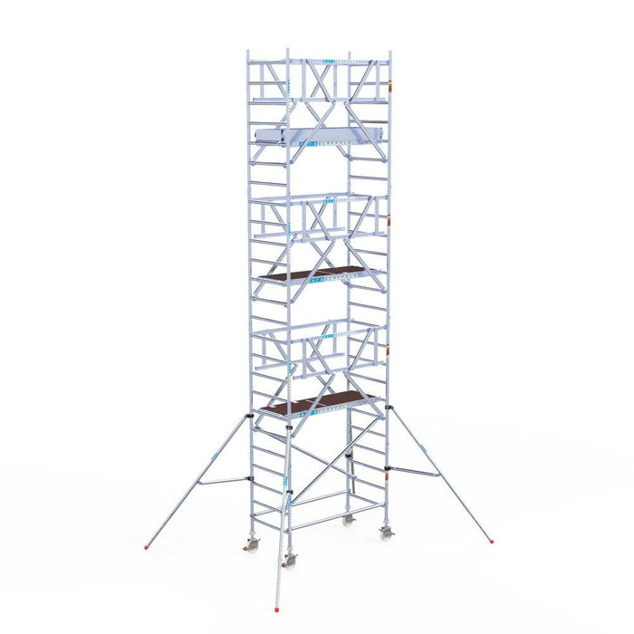 Rollgerüst Euroscaffold Professionell 90x190 8,2m Arbeitshöhe freistehend - GerüstExpress