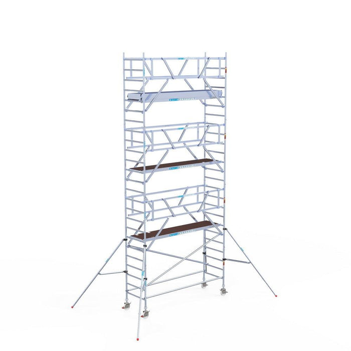 Rollgerüst Euroscaffold Professionell 90x305 9,2m Arbeitshöhe freistehend - GerüstExpress