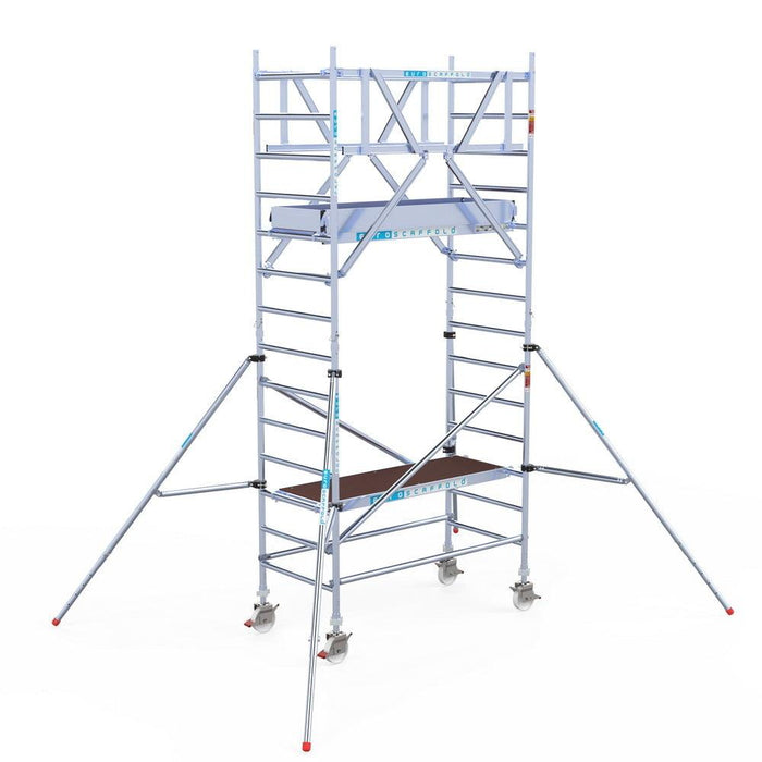 Rollgerüst Euroscaffold Professionell 90x190 5,2m Arbeitshöhe freistehend - GerüstExpress