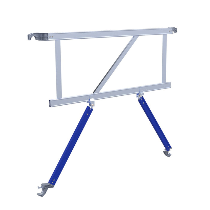 Euroscaffold Ein-Mann-Rollgerüst: Kompakt, leicht, Arbeitshöhe 4,20-8,20 Meter