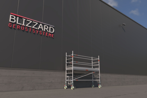 Blizzard Rollgerüst 2.85x0.75m | AH 3,19 bis 9,53 Meter