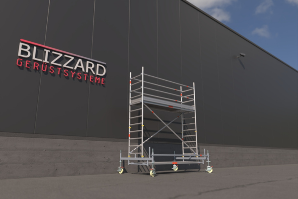 Blizzard Rollgerüst 2.85x0.75m | AH 3,19 bis 9,53 Meter