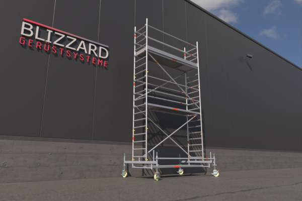 Blizzard Rollgerüst 2.85x0.75m | AH 3,19 bis 9,53 Meter