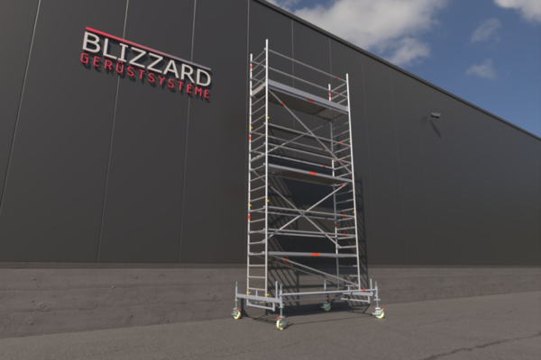 Blizzard Rollgerüst 2.85x0.75m | AH 3,19 bis 9,53 Meter