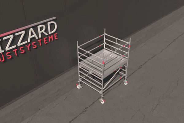 Blizzard Rollgerüst 2.85m x 1.50m | AH 3.19 bis 10.72 Meter