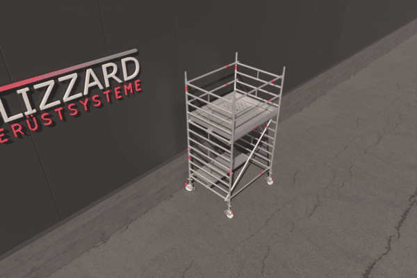 Blizzard Rollgerüst 2.85m x 1.50m | AH 3.19 bis 10.72 Meter