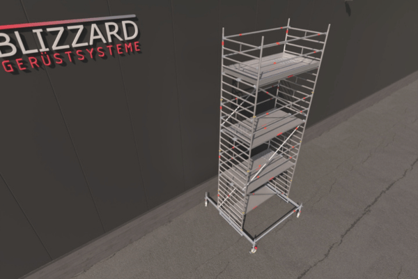 Blizzard Rollgerüst 1.80m x 1.50m | AH 3.19 bis 10.72 Meter