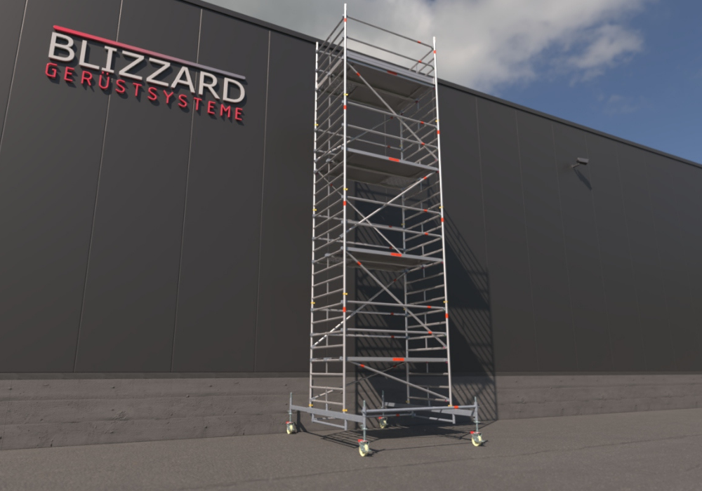 Blizzard Rollgerüst 2.30m x 1.50m | AH 3.19 bis 10.72 Meter