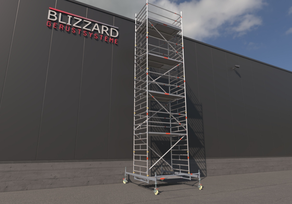 Blizzard Rollgerüst 2.30m x 1.50m | AH 3.19 bis 10.72 Meter