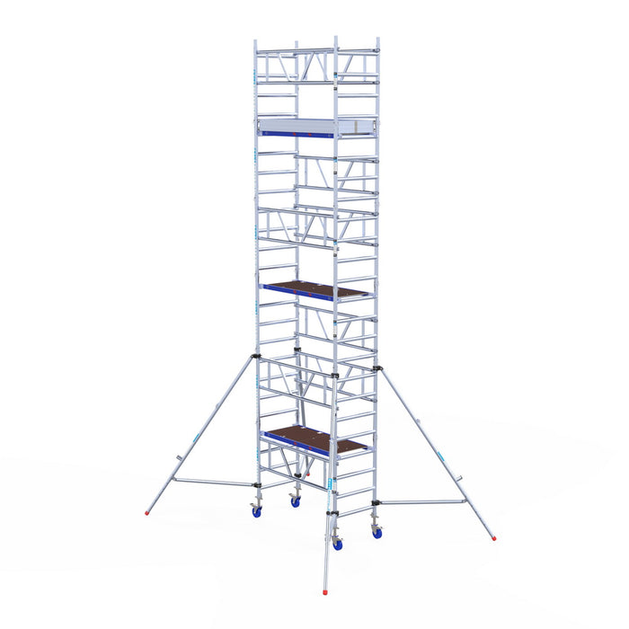 Euroscaffold Ein-Mann-Rollgerüst: Kompakt, leicht, Arbeitshöhe 4,20-8,20 Meter