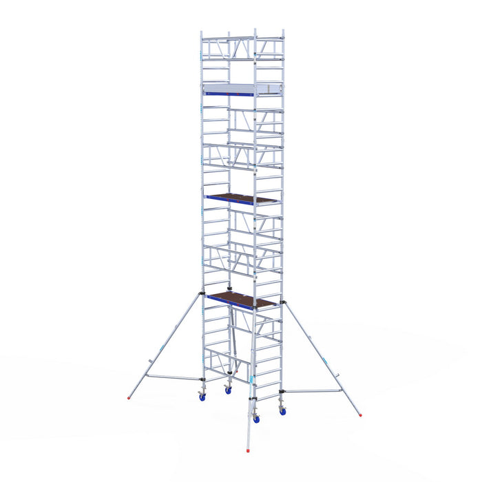 Euroscaffold Ein-Mann-Rollgerüst: Kompakt, leicht, Arbeitshöhe 4,20-8,20 Meter