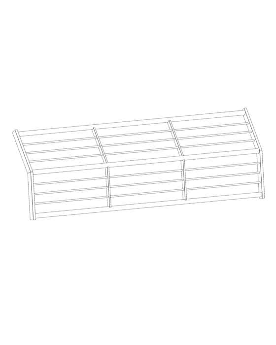 SRE Dachrandsicherung Rinnengerüst Komplettset Schrägdach 3-30 Meter Sets