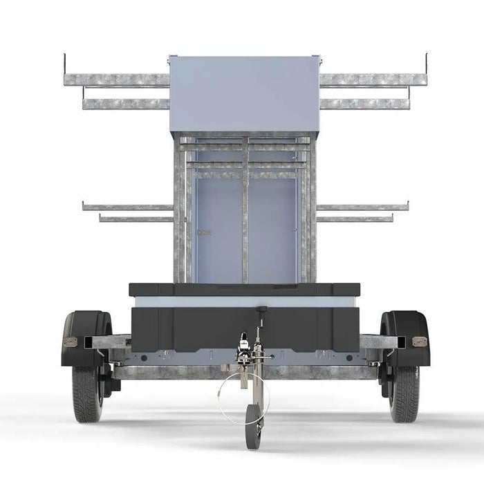 Abschließbarer Gerüstanhänger 250 cm - Gerüstexpress.de