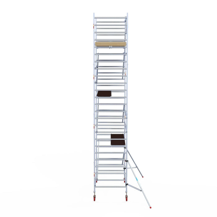 Abschließbarer Gerüstanhänger 250 + Rollgerüst Basic 135x250 8,2m Arbeitshöhe - Gerüstexpress.de