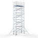 Abschließbarer Gerüstanhänger 305 + Rollgerüst Standard 135x305 10,2m Arbeitshöhe Carbonplattform - Gerüstexpress.de