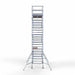 Abschließbarer Gerüstanhänger 305 + Rollgerüst Standard 135x305 8,2m Arbeitshöhe Carbonplattform - Gerüstexpress.de