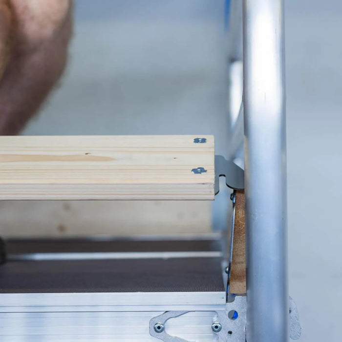 Alumexx Edge Bordbrett - Set Holz 75 - 190 - Gerüstexpress.de