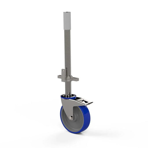 Alumexx Rad Gummi + Stahlspindel 20 cm - Gerüstexpress.de