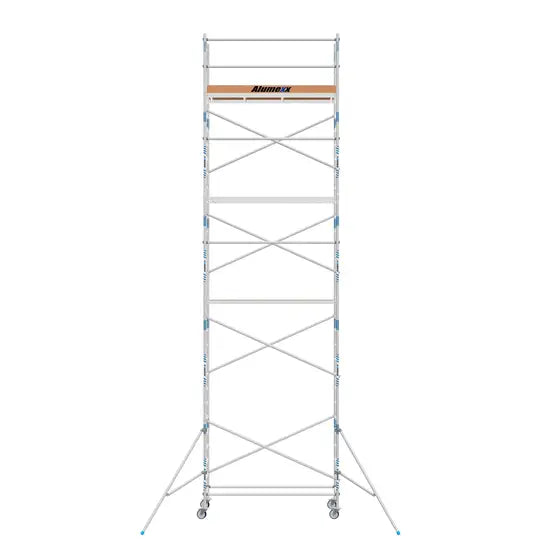 Heimwerker Rollgerüst Alumexx Budget 75x250 10,2m Arbeitshöhe